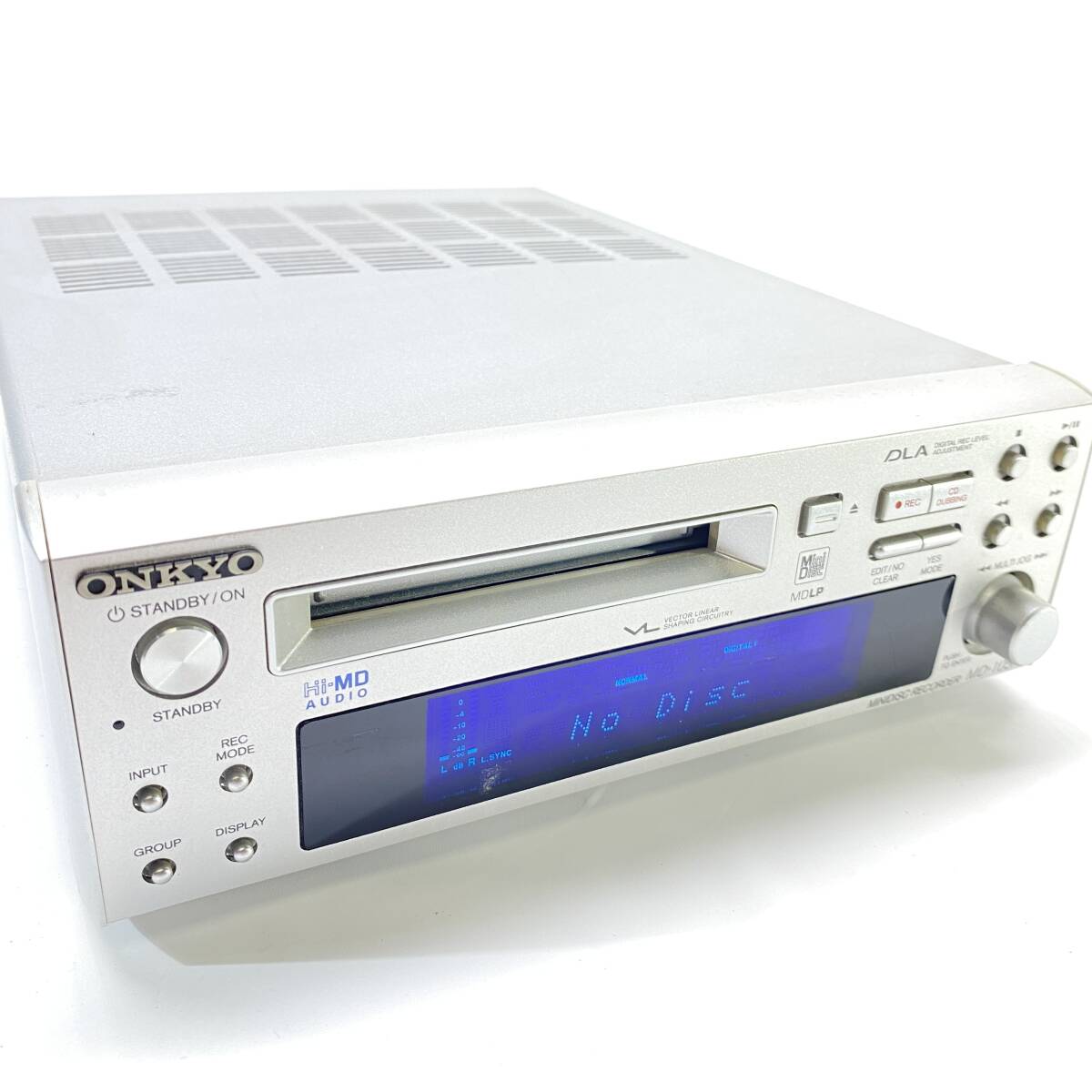 1 jpy ~ 8T30360424 ONKYO Onkyo MD recorder MD-105FX 2005 sound equipment audio equipment electrification verification operation not yet verification 