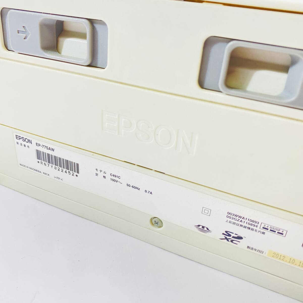 1 иен ~ 2T50410424 EPSON Epson струйный принтер EP-775AW электроприбор электризация проверка 