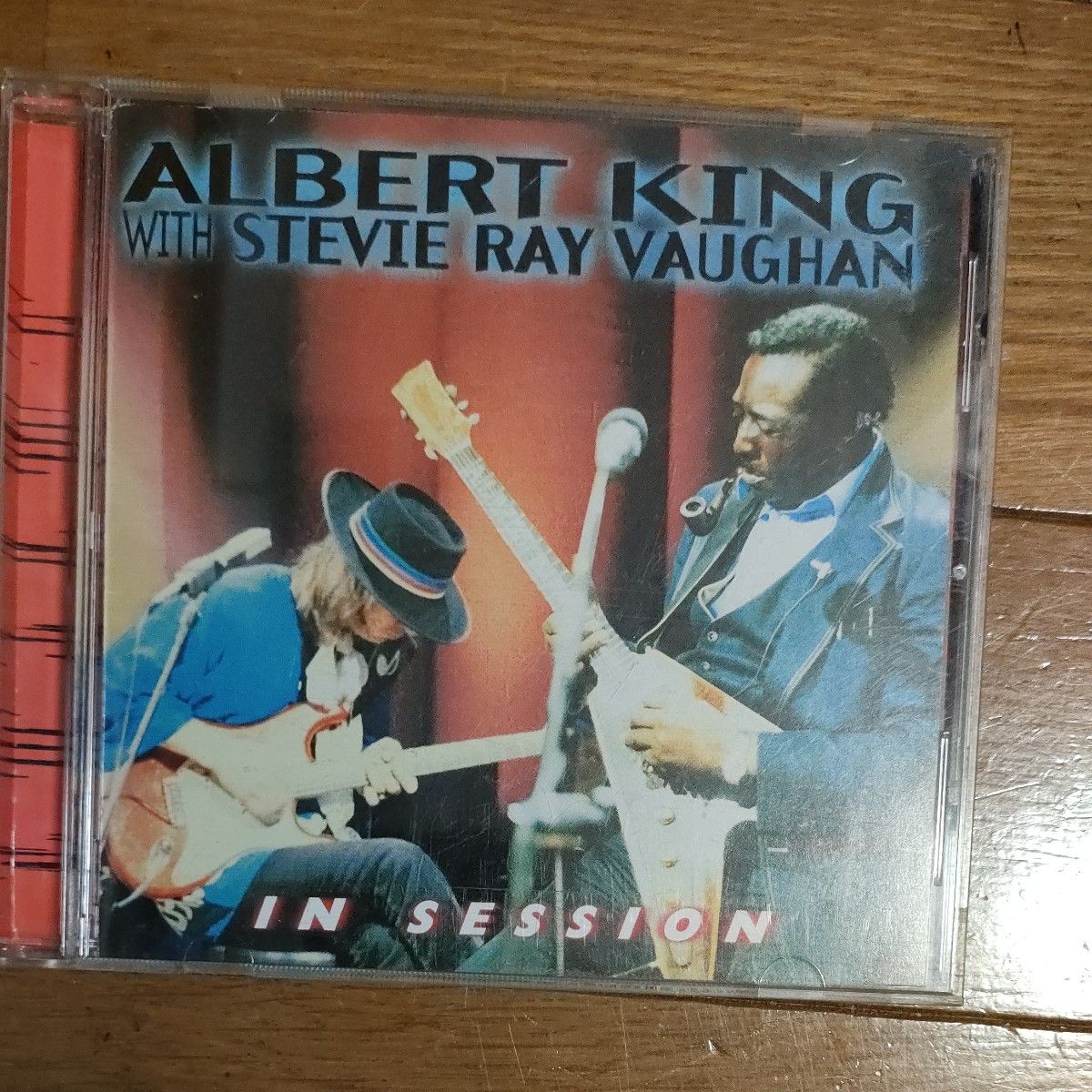 ALBERT KING WITH STEVIE RAY VAUGHAN/IN SESSION【BLUES絆 】CD 国内盤見本盤