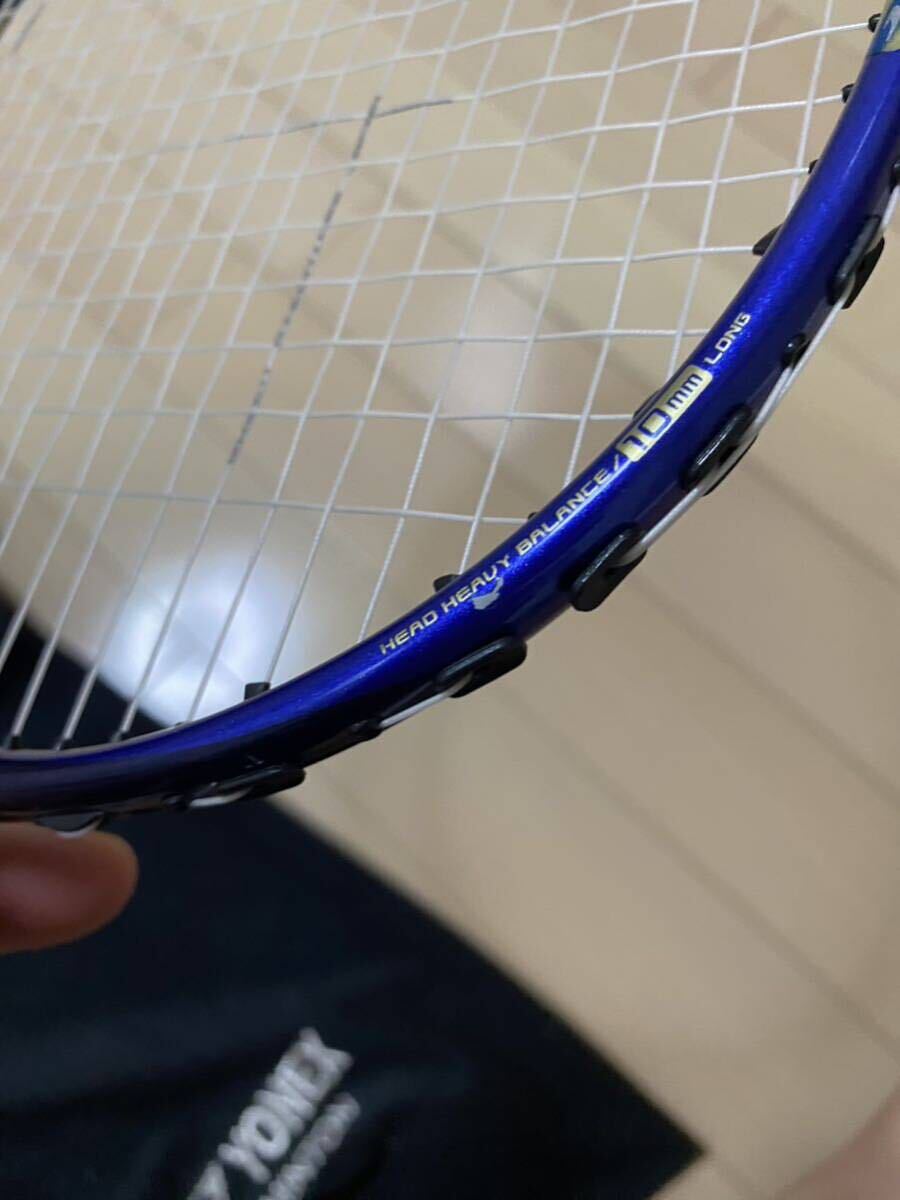 YONEX Yonex Astro ks99 ASTROX 99 4UG5 badminton racket peach rice field . person model sapphire navy blue 