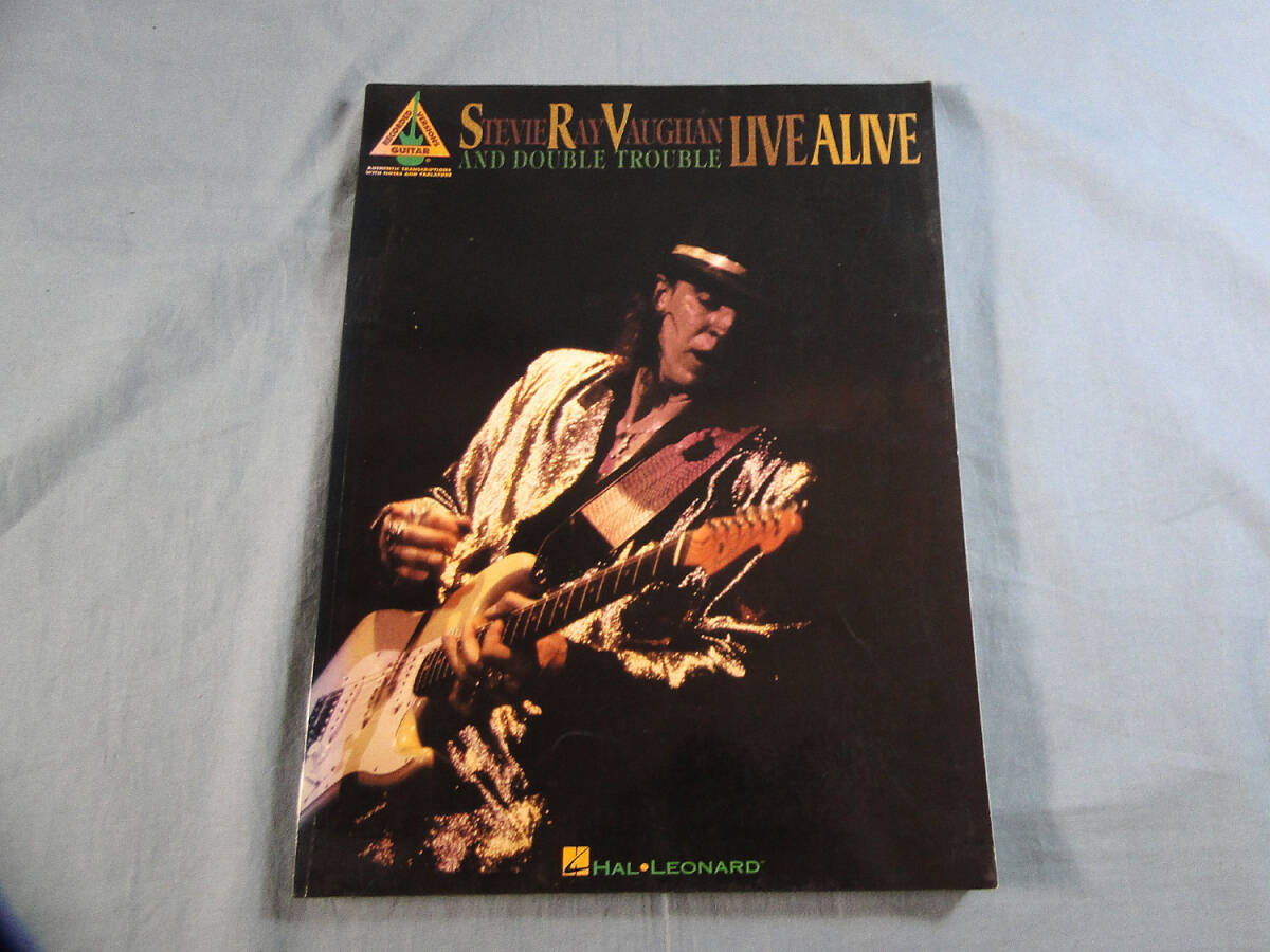 o) ギタースコア STEVIE RAY VAUGHAN LIVE ALIVE AND DOUBLE TROUBLE タブ譜あり[1]5371_画像1
