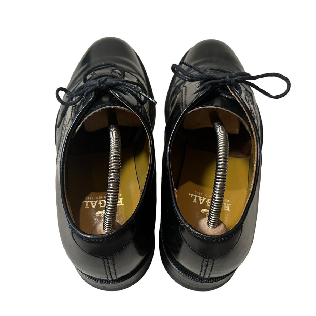 【美品】1スタ 1円 リーガル REGAL プレーントゥ 25.0 2504 本革 ビジネスシューズ インペリアルグレード レザー ブラック 革靴 靴 の画像5