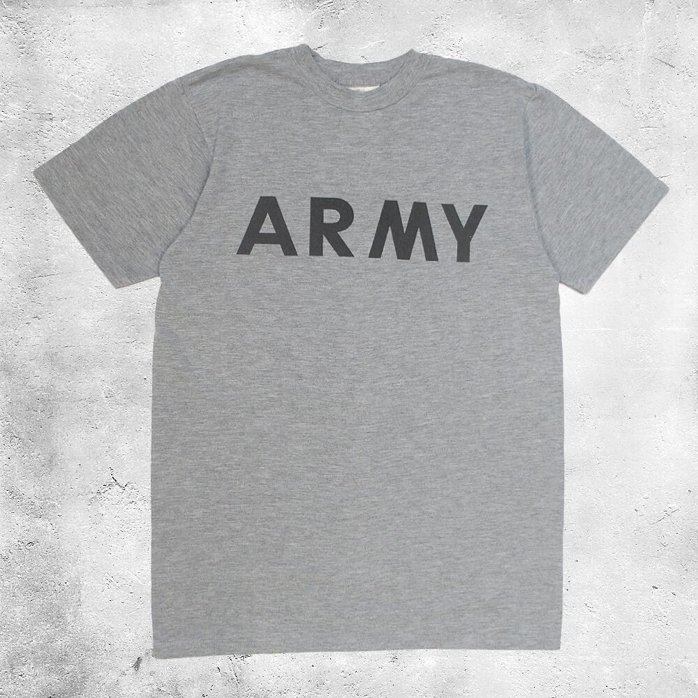 米軍 IPFU ARMY Tシャツ 半袖 グレー LARGE ミリタリー_画像1