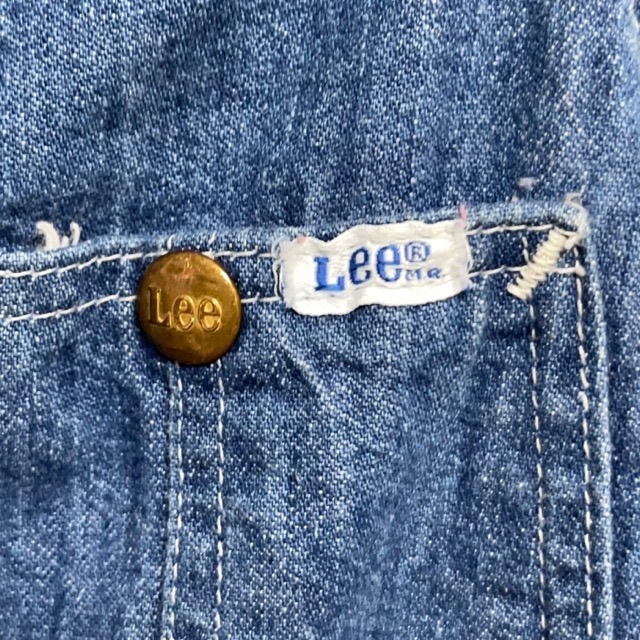 M27 Lee America old clothes USA made 90s button fly jeans Denim overall pe Inter Lee men's 
