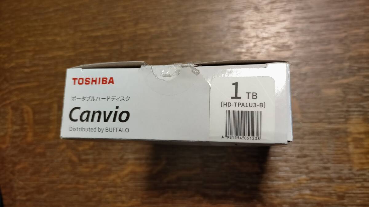 TOSHIBA ポーダブルHDD 1TB Canvio_画像4