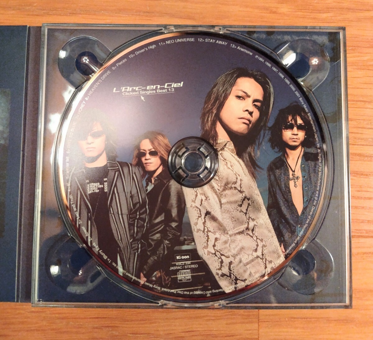 ラルクアンシエル L'Arc～en～Ciel CLICKED SINGLES BEST13 ベストアルバム CD_画像4