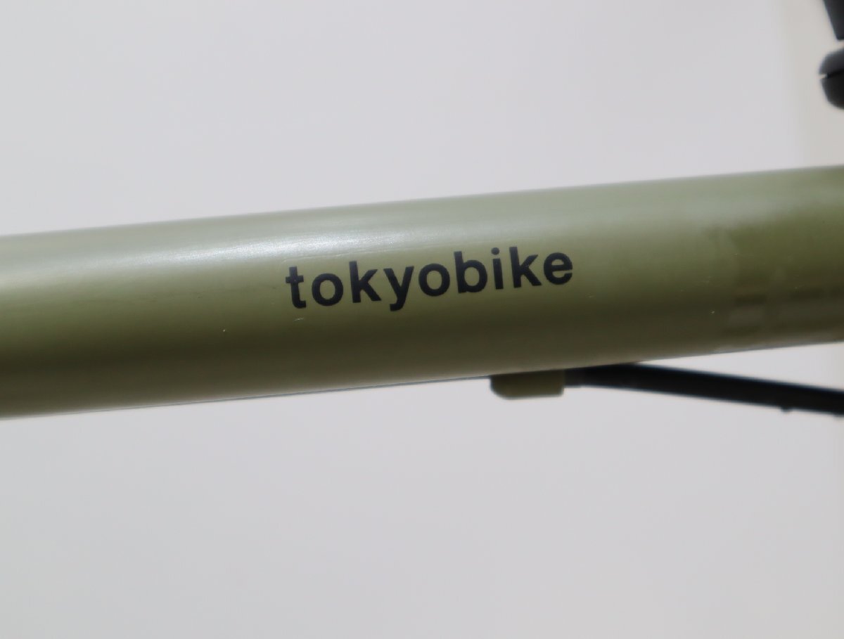 240☆TOKYO BIKE トーキョーバイク クロスバイク グリーン系☆3K-731_画像7