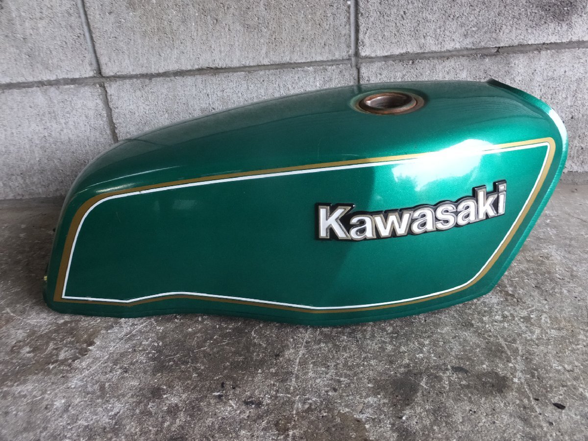 Z250FT 希少 当時物 ガソリンタンク エンブレム付き KZ250A KAWASAKI 絶版旧車 検/Z400FX Z550FX Z400J kz500 Z400GP GPz Z1 Z2 RS Z1000MK_画像1