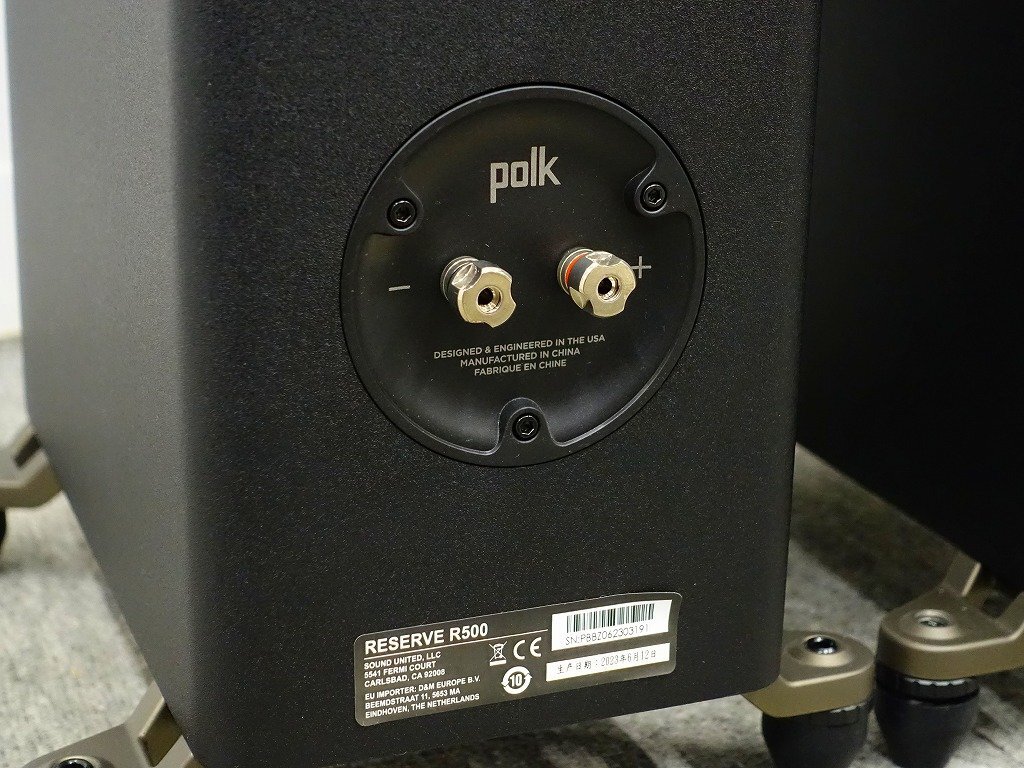 ▲▽【全国発送可】Polk Audio Reserve R500 ハイレゾ対応 スピーカーペア ポークオーディオ△▼020456005-2△▼_画像5