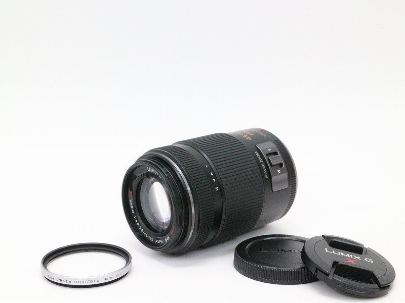 ●○【良品】Panasonic H-PS45175 LUMIX G X VARIO PZ 45-175mm F4.0-5.6 ASPH. POWER O.I.S. カメラレンズ パナソニック○●025302001○●の画像1