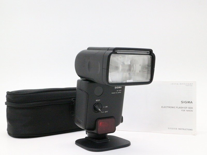 ●○【良品】SIGMA ELECTRONIC FLASH EF-630 Nikon フラッシュ ニコン用 シグマ ケース付○●021055008m○●の画像1