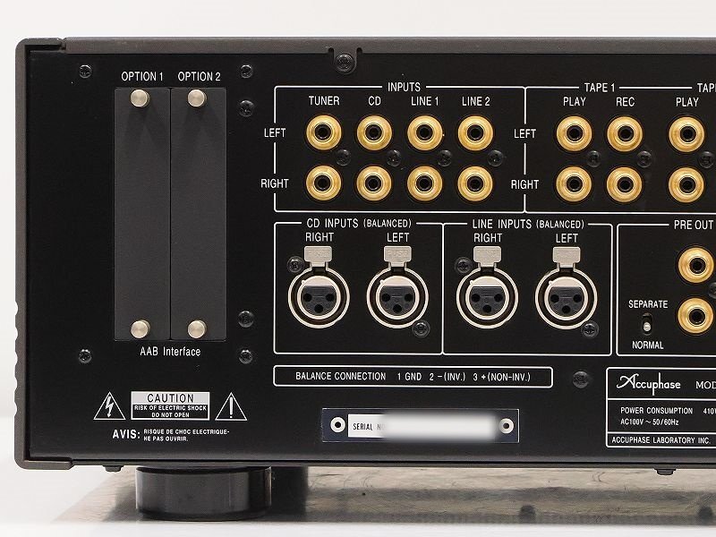 ^vAccuphase E-407 pre-main amplifier Accuphase ^V020400002^V