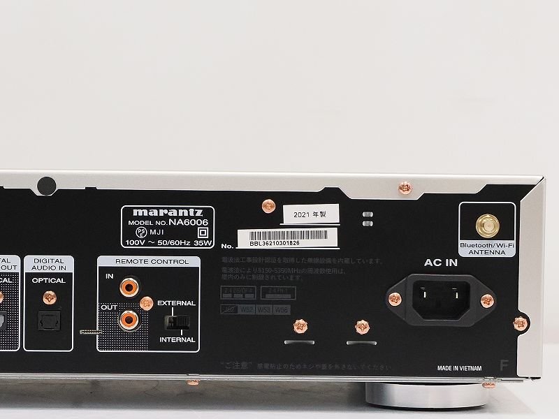 ■□marantz NA6006 ハイレゾ対応 Bluetooth搭載 ネットワークプレーヤー マランツ□■025702001□■_画像6