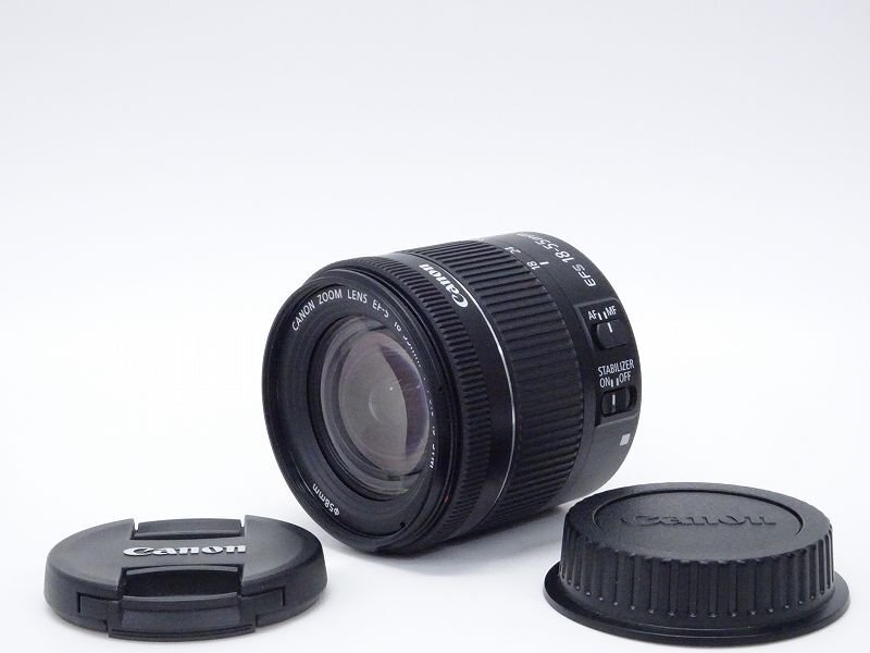 ●○【良品】Canon EF-S 18-55mm F4-5.6 IS STM カメラレンズ 標準 ズーム EFマウント キャノン○●025852002○●_画像1