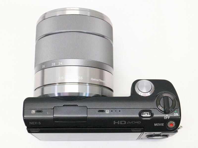 ●○【総シャッター数8500回以下】SONY NEX-5/18-55mm F3.5-5.6/16mm ミラーレス 一眼カメラ Eマウント ソニー F2.8○●02542400_画像2