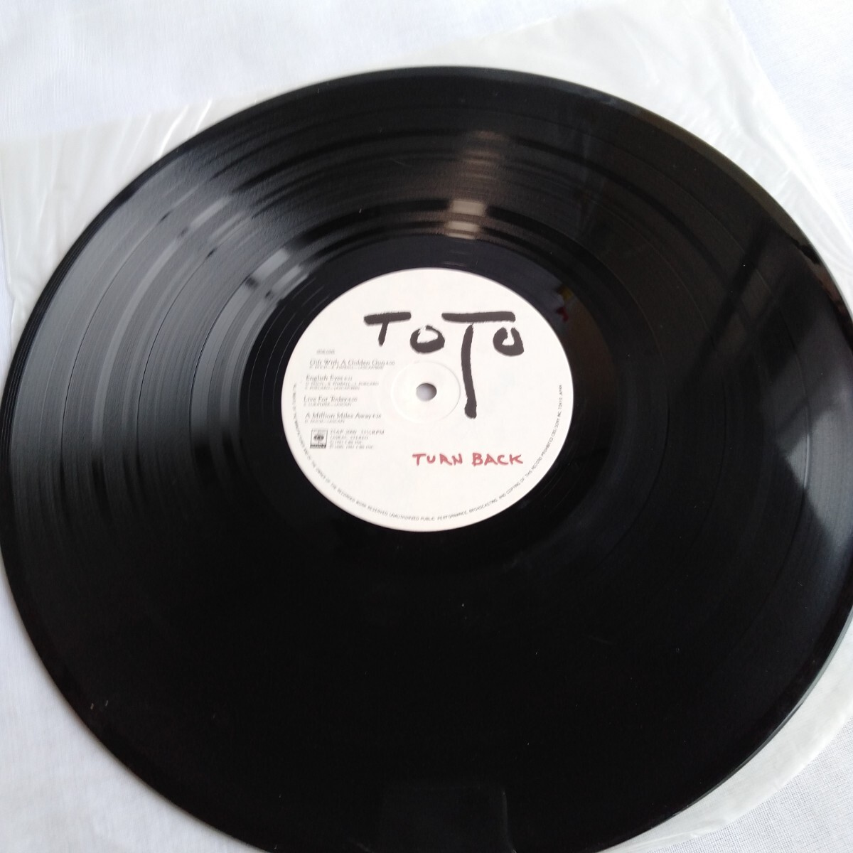 や697 TOTO Turn Back ターン・バック レコード LP EP 何枚でも送料一律1,000円 再生未確認_画像5