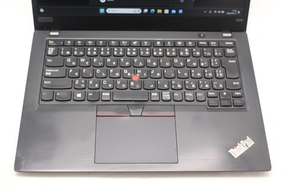 中古 フルHD 13.3型 Lenovo ThinkPad X390 Windows11 10世代 i7-10510U 16GB NVMe 512GB-SSD カメラ 無線 Office付 中古パソコン 管:1743m_画像6