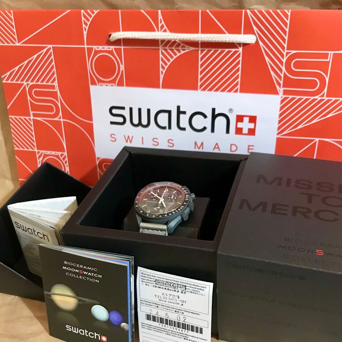 【入手難】OMEGA SWATCH MERCURY オメガ スウォッチ　防水：3 気圧防水　クォーツ