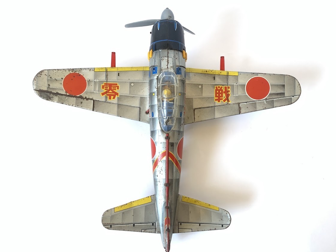 野村トーイ ブリキ ゼロ戦 零戦 零式艦上戦闘機 プロペラ 戦闘機 野村トーイ ブリキ ゼロ戦 零戦 零式艦上戦闘機 プロペラ 戦闘機