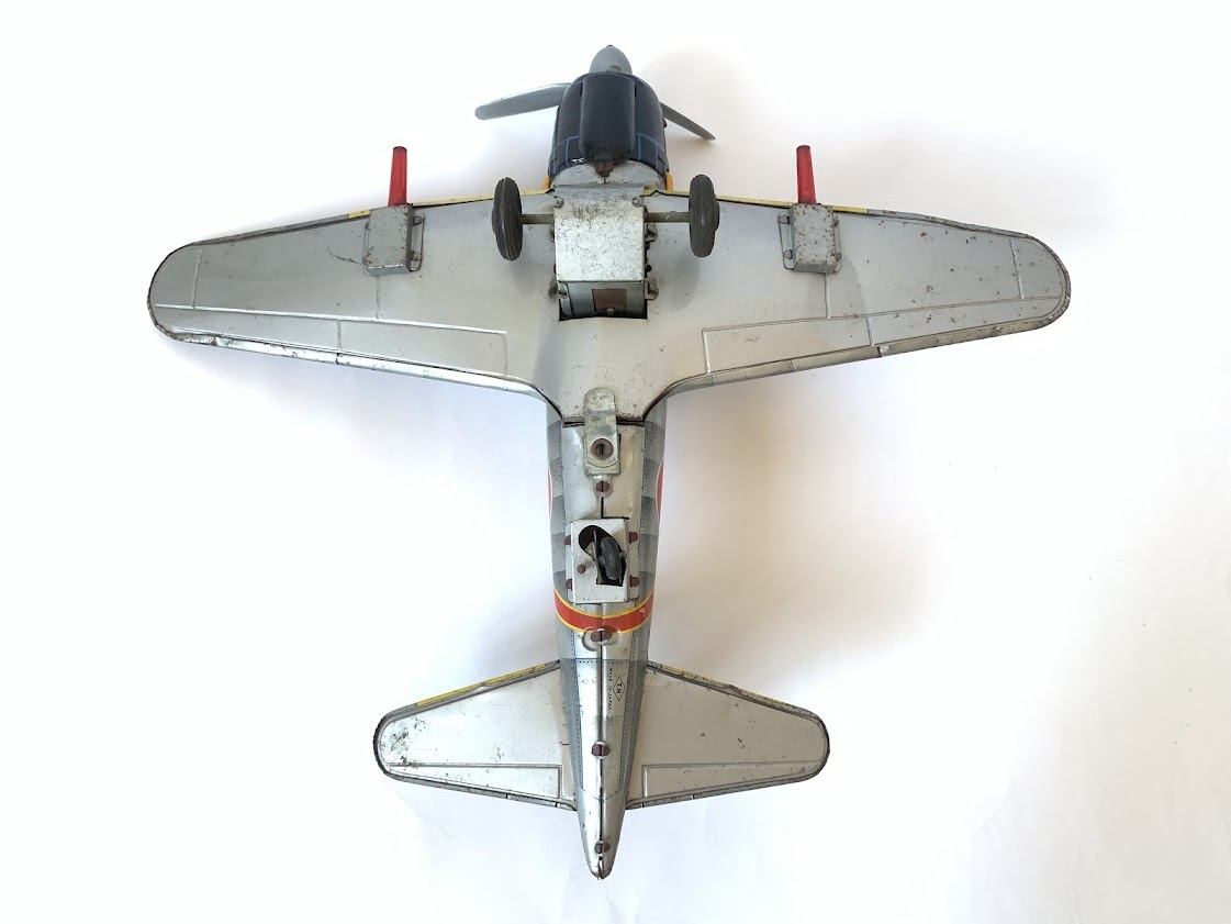 野村トーイ ブリキ ゼロ戦 零戦 零式艦上戦闘機 プロペラ 戦闘機 野村トーイ ブリキ ゼロ戦 零戦 零式艦上戦闘機 プロペラ 戦闘機