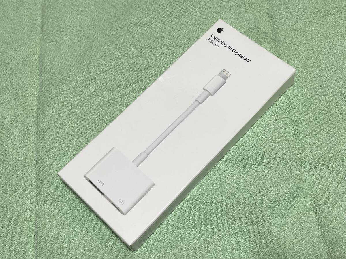 【匿名送料無料】新品即決 Apple Lightning Digital AVアダプタ MD826AM/A A1438★iPhone・iPad対応HDMI出力アダプタ