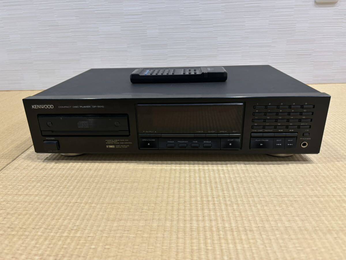  Kenwood CD player DP-5010! operation goods! remote control attaching 
