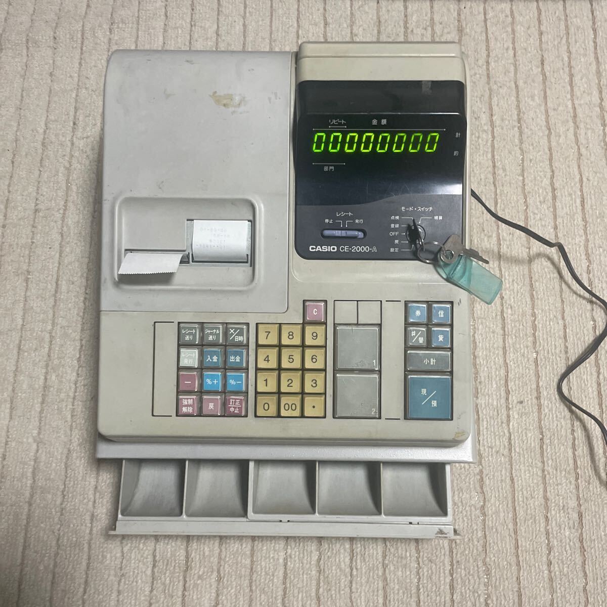 CASIO レジスター　CE-2000-A ジャンク_画像1