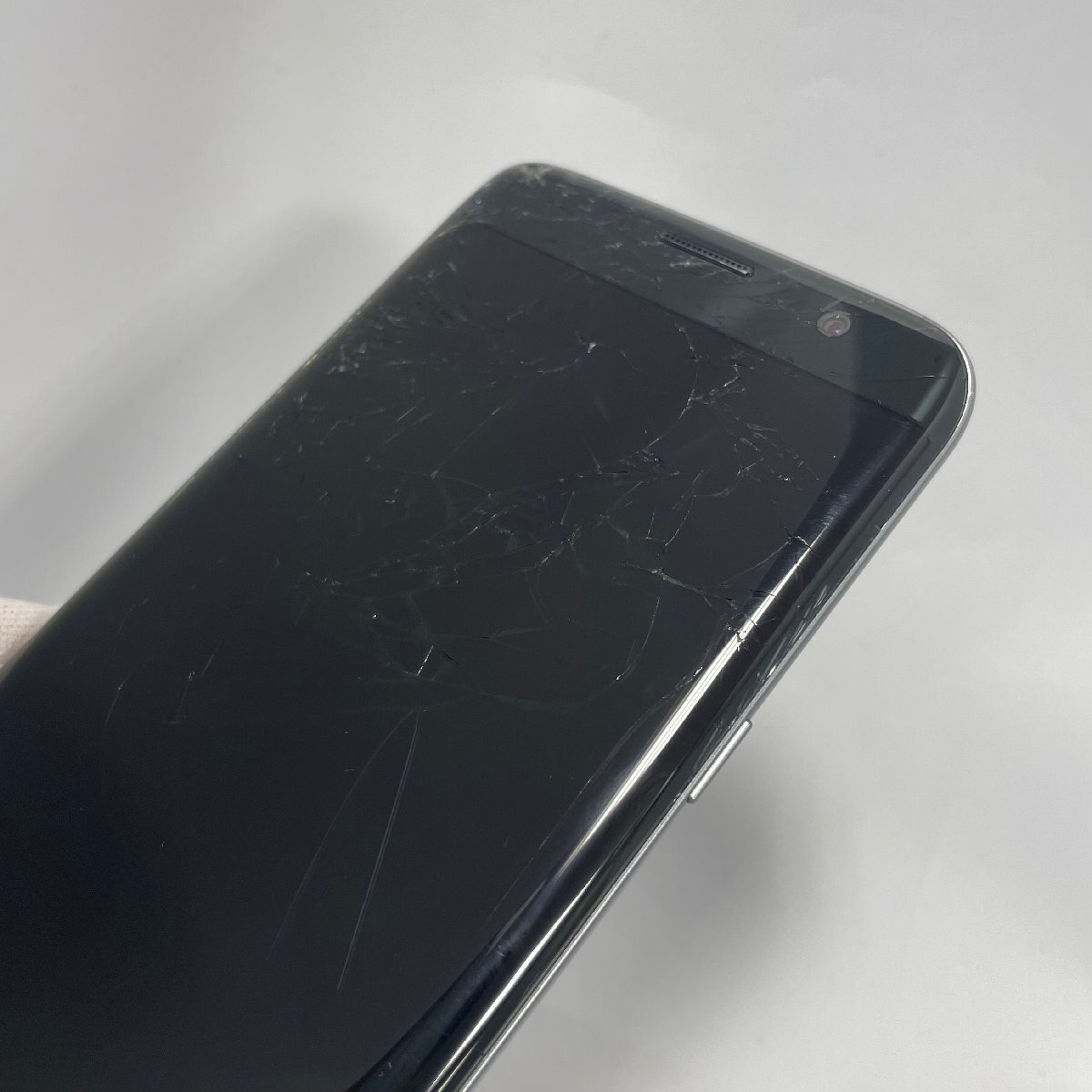 1円～【ジャンク品】Galaxy S7 edge SC-02H docomo端末 Samsung SIMロック解除済み 〇判定 画面割れの画像7