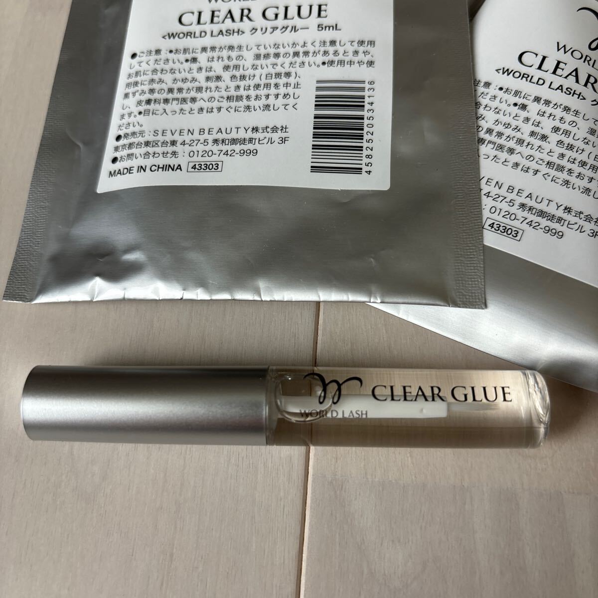 eyelash extensions clear glue 3 pcs set 