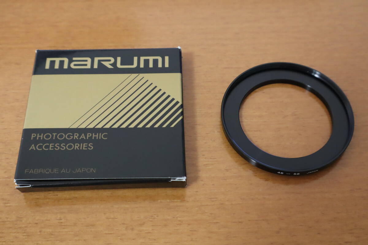 MARUMI maru mi повышающее резьбовое кольцо 46mm-58mm номер образца :900096