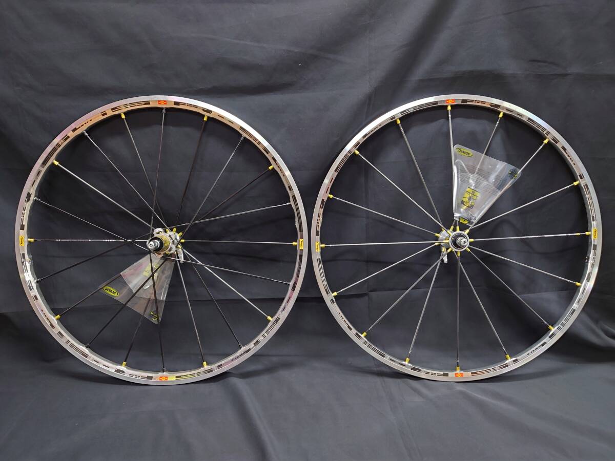 【新品】MAVIC R-SYS CL 2009年頃 Silver アールシス ヒルクライム ロード ホイール リムブレーキ リコール対策済