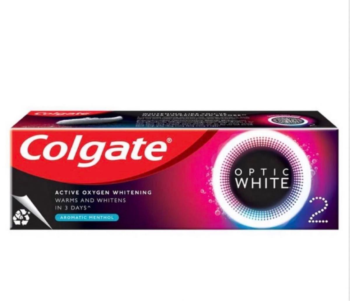 再入荷！最新版Colgateコルゲート オプティック ホワイト02　85g 1本 コルゲート歯磨き粉