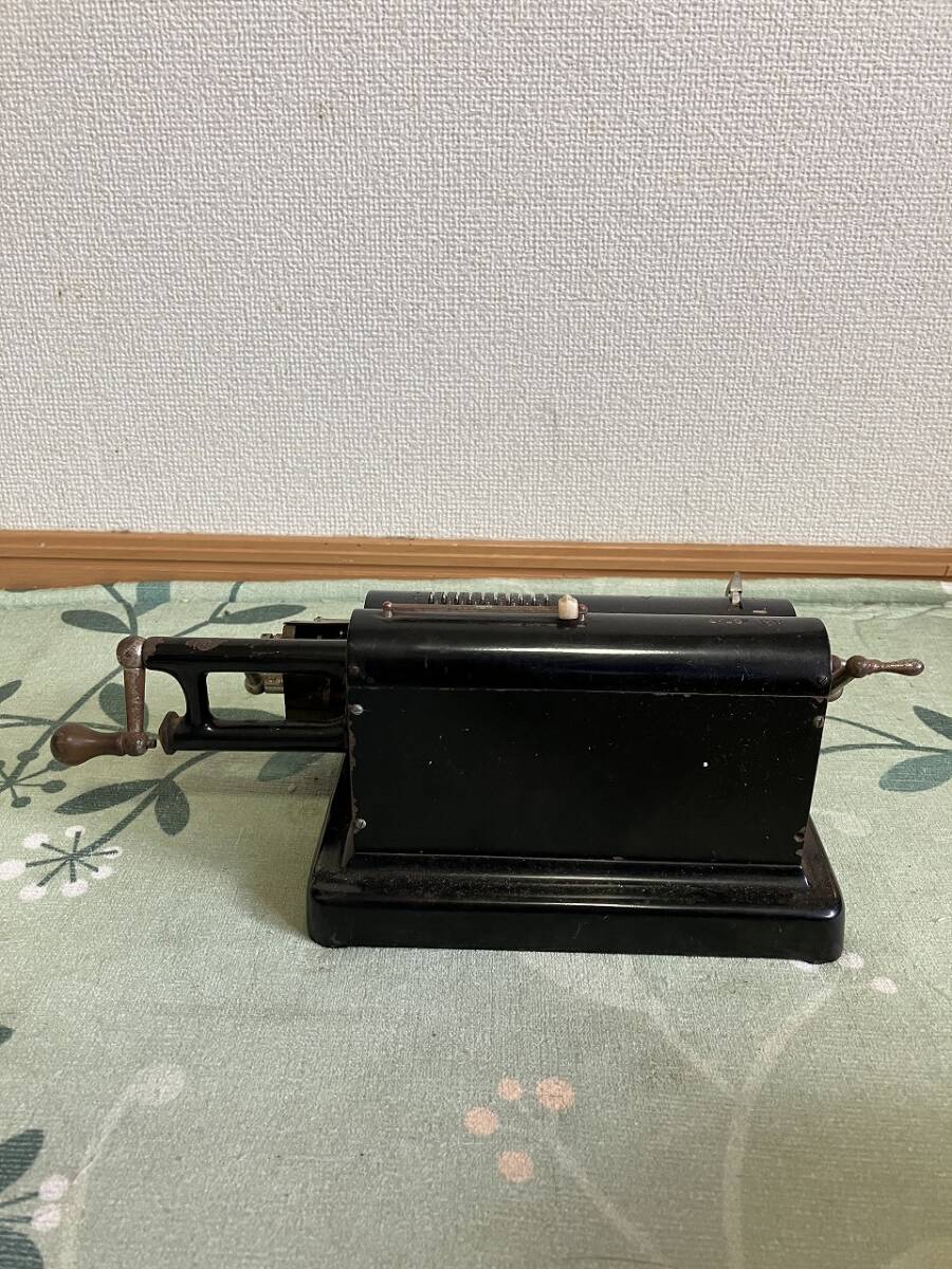 1円 希少 レア NIPPON CALCULATING MACHINE 日本計算機 富士星印 手回し 計算機 昭和 レトロ ヴィンテージ コレクション 現状品 保管品_画像5