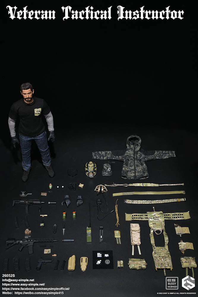 Easy&Simple 1/6 MP71A short machine gun GBRS war . instructor limitation version 26052S inspection Damtoys VTS DID hot toys Soldier Story ES