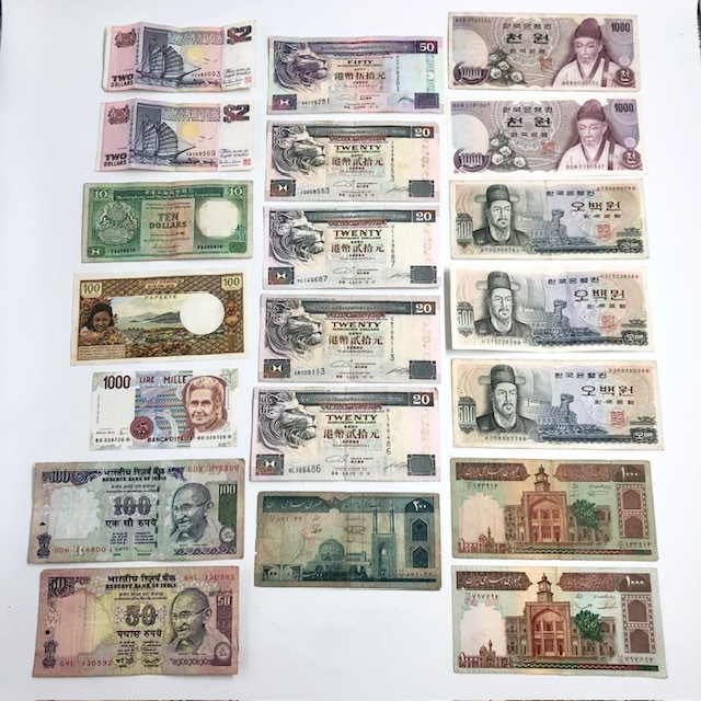 C947 1 jpy start! foreign abroad note summarize world note set sale 