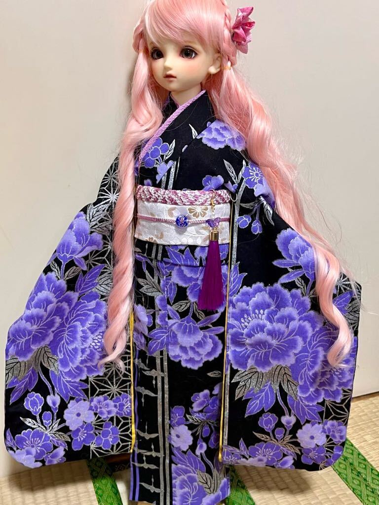 SD sd VOLKS ボークス ドール着物　ドールアウトフィット　スーパードルフィー　ドール振袖　スーパードルフィー 服　volks sd_画像3