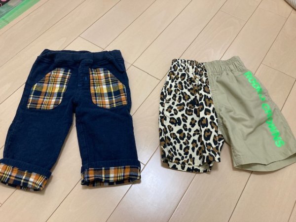 【2枚セット】子供服　キッズ　ズボン　110サイズ　ブランド名は商品説明に_画像1