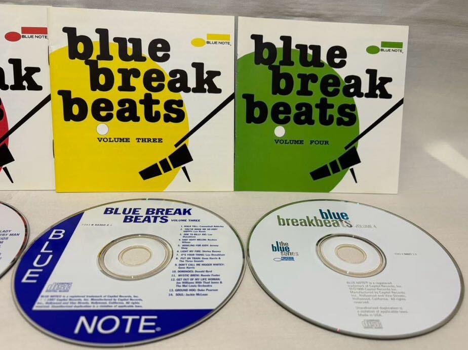 【付属ケース無し】Blue Break Beats ・Blue Break Beats VOLUME TWO THREE FOUR BLUE NOTE 4枚セットの画像3