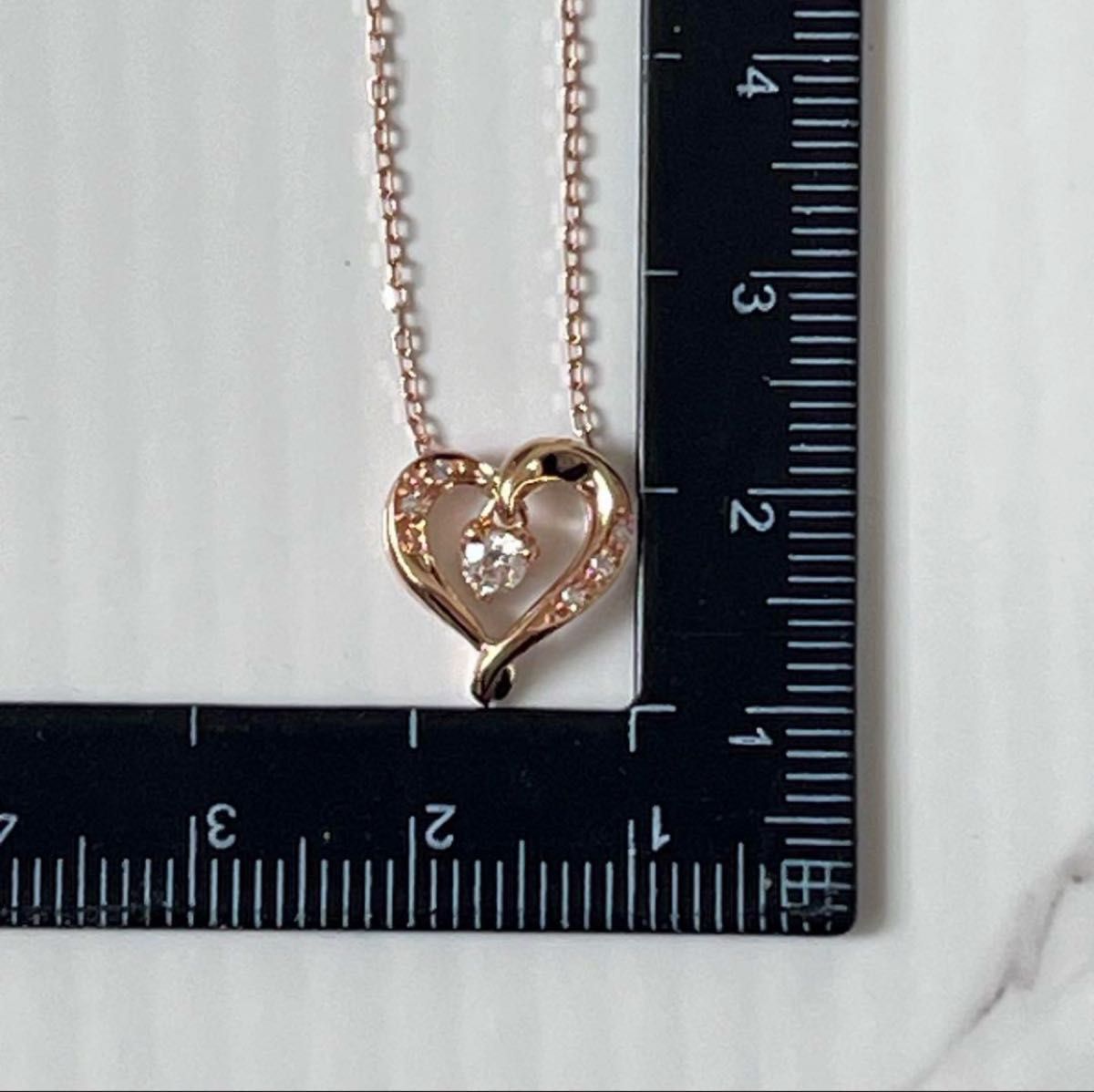 4℃ ヨンドシー K18 ピンクゴールド PG ダイヤモンド ネックレス 4℃ ヨンドシー K18 ピンクゴールド PG ダイヤモンド ネックレス