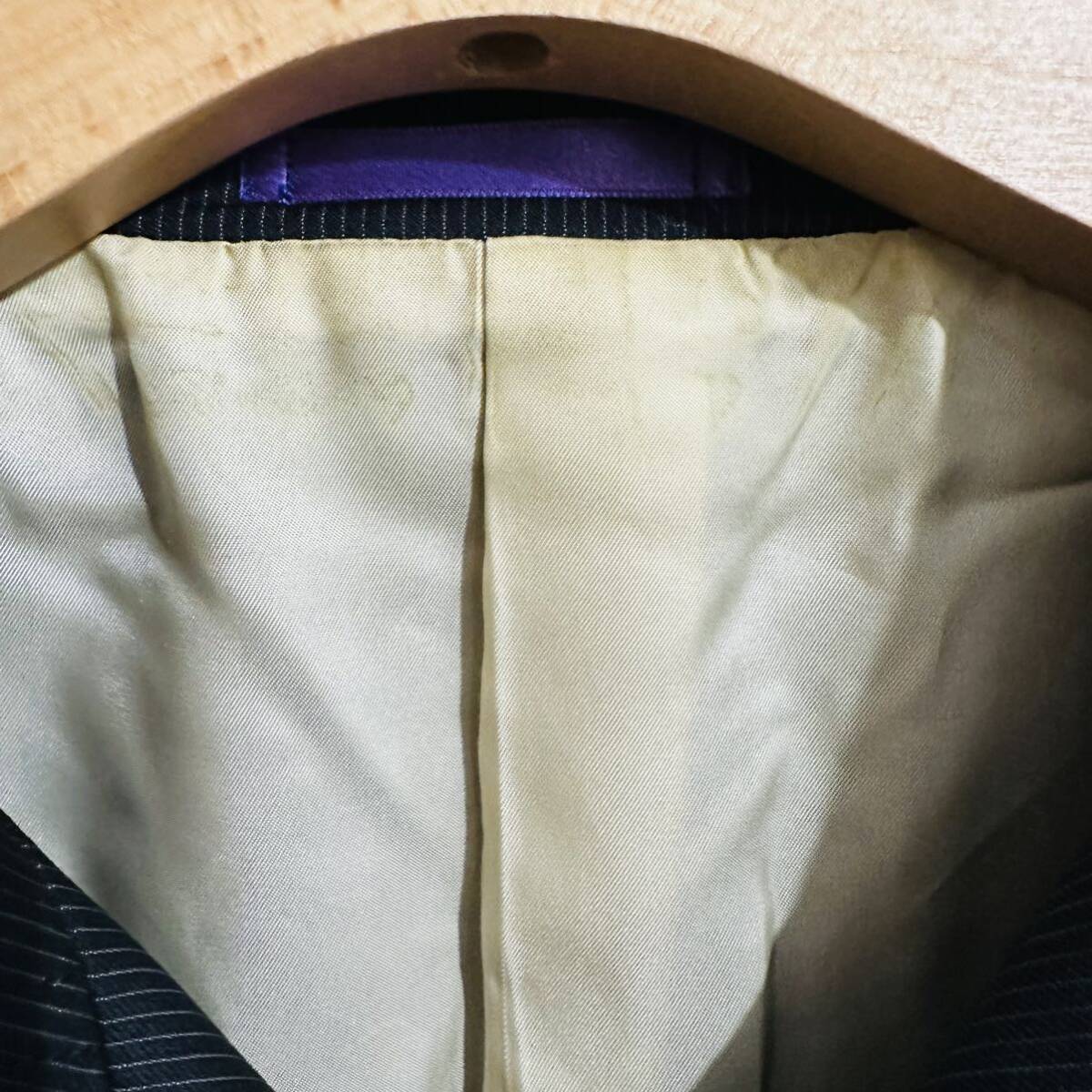  супер редкий XL Paul Smith коллекция жакет блузон шерсть костюм внешний сделано в Японии мужской LL черный чёрный Paul Smith COLLECTION