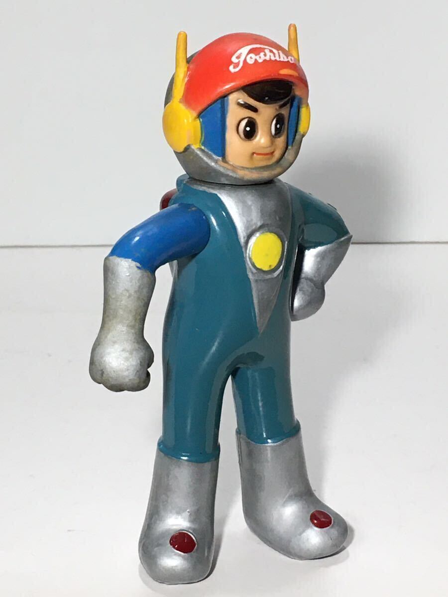  old sofvi approximately 15.5cm details unknown ( search light speed ESP? TOSHIBA/ Toshiba mascot character? doll figure Showa Retro rare article?