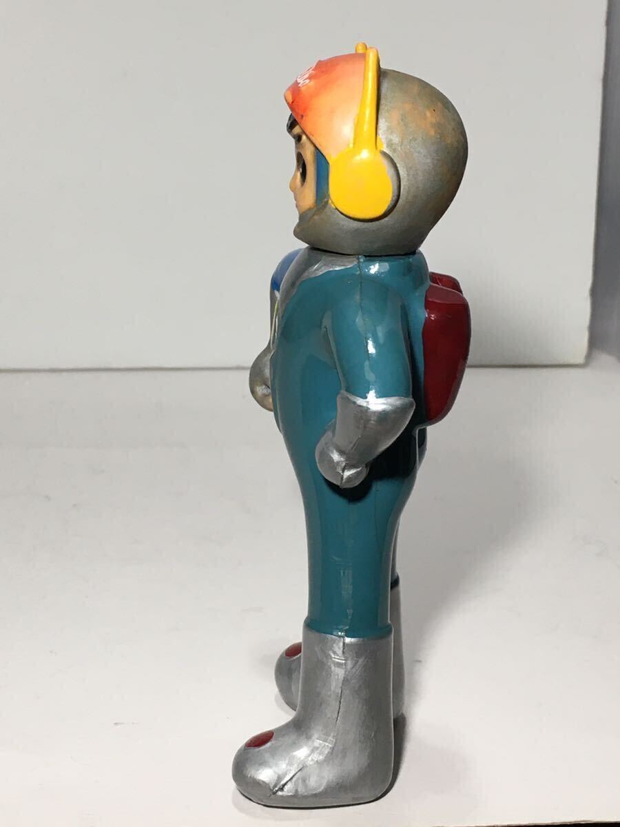  old sofvi approximately 15.5cm details unknown ( search light speed ESP? TOSHIBA/ Toshiba mascot character? doll figure Showa Retro rare article?
