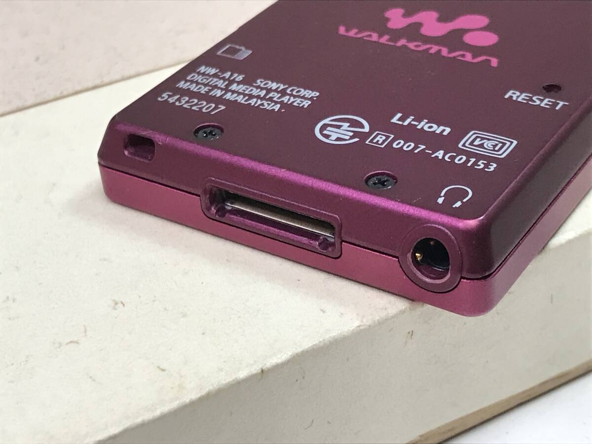 sony　walkman　NW-A16　ウォークマン　画面傷 ジャンク　_画像8