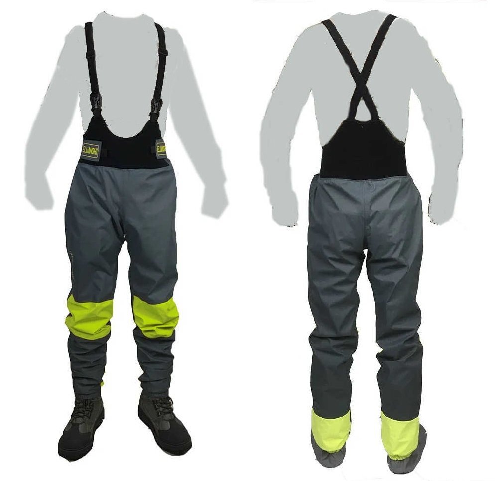 * kayak * waterproof * ventilation suit * rainsuit *L size * lemon yellow * jacket & waders *pado ring * fishing * marine sport *