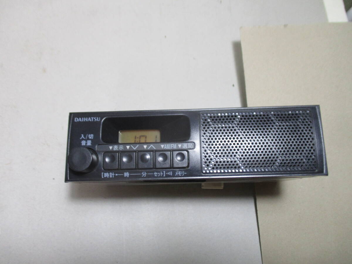  Daihatsu original 1DIN speaker built-in radio 86120-B5030 ASTI made Toyota 