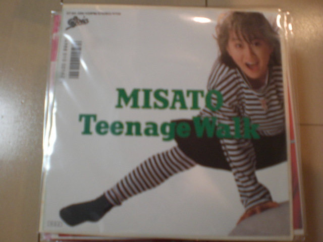 即決 EP レコード 渡辺美里　Teenage Walk EP5枚まで送料ゆうメール140円　_画像1