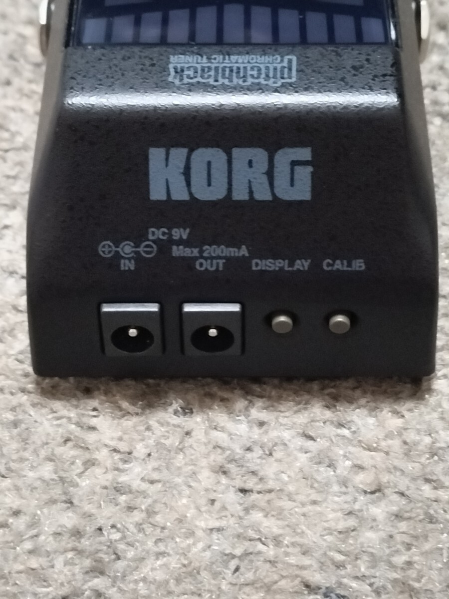 [ used ]KORG Pitchblack PB-01 pedal tuner 