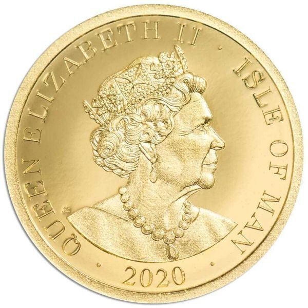 最高グレード 金貨 世界76枚 2020年 イギリス王室属領 マン島 海賊船 ノーブル金貨 ウルトラカメオ PF70 鑑定保証品 NGC ゴールド コイン_画像3