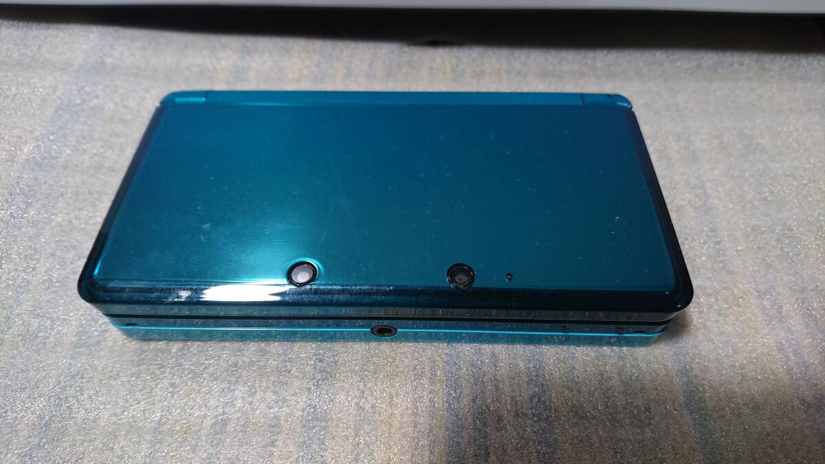 ニンテンドー3DS アクアブルー　動作確認済み　ジャンク_画像1