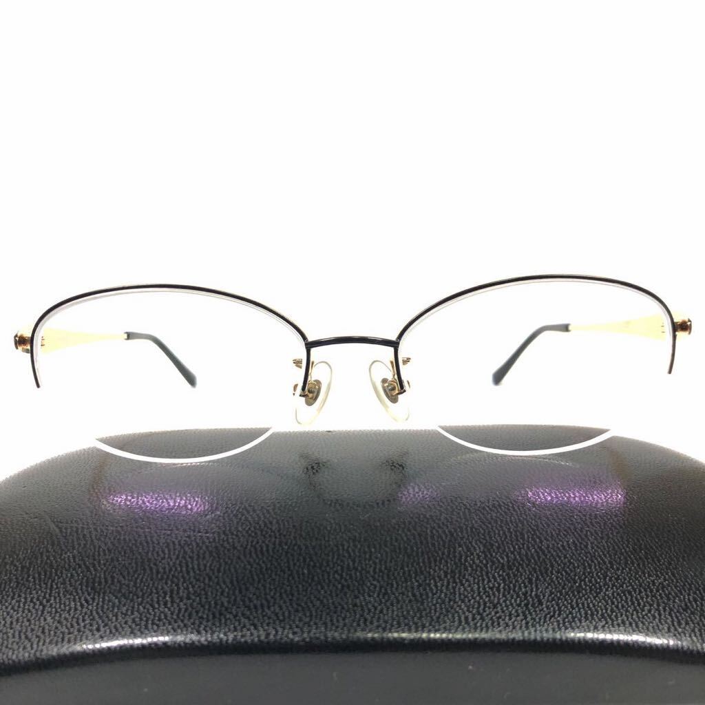 【ニナリッチ】本物 NINA RICCI 眼鏡 ロゴテンプル チタン NR26696 度入り サングラス メガネ めがね レディース 日本製 ケース 送料520円_画像3